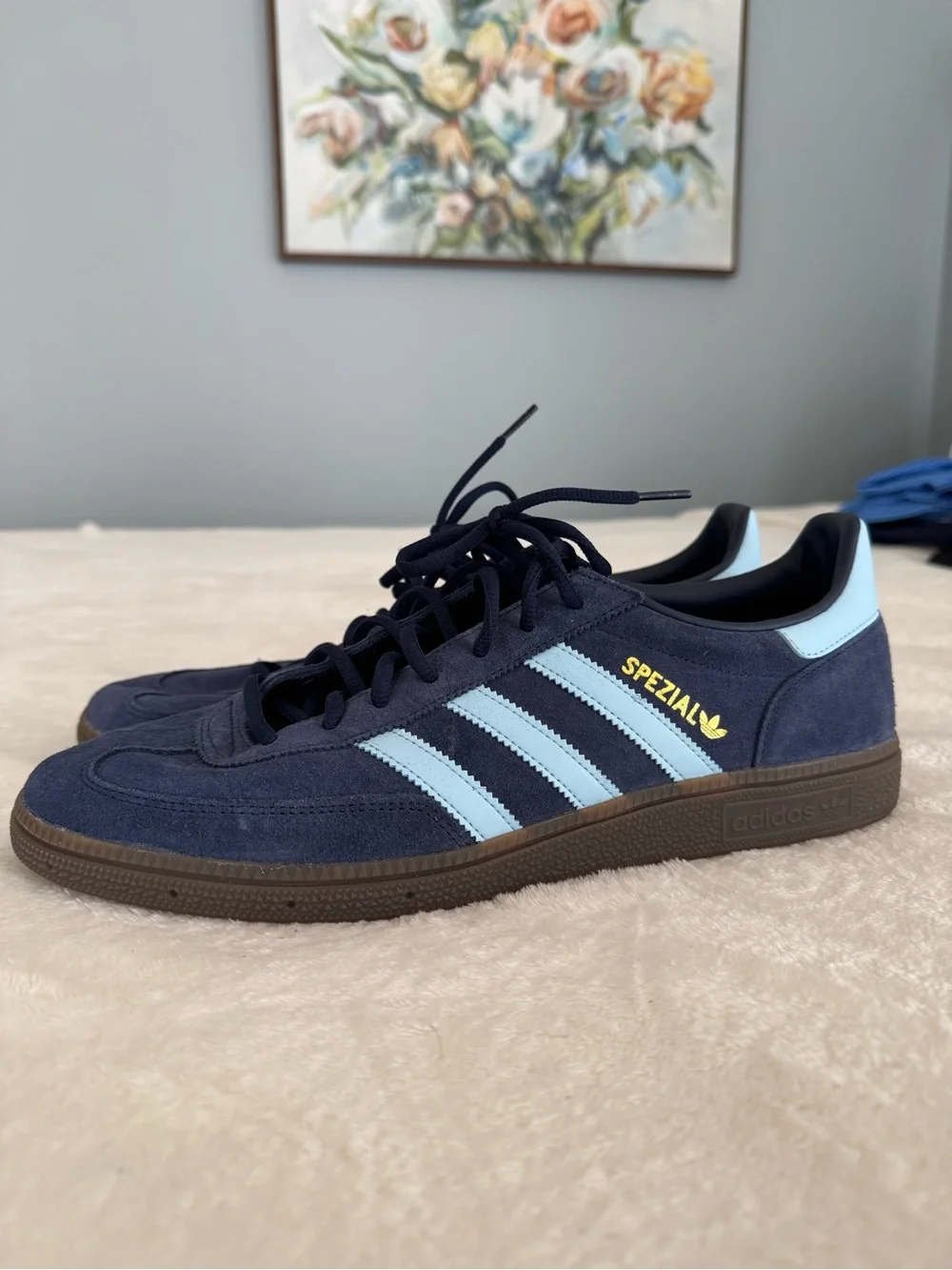 Men’s Size 12 Adidas Spezial Sneakers in Navy Blue - Picture 6 of 8